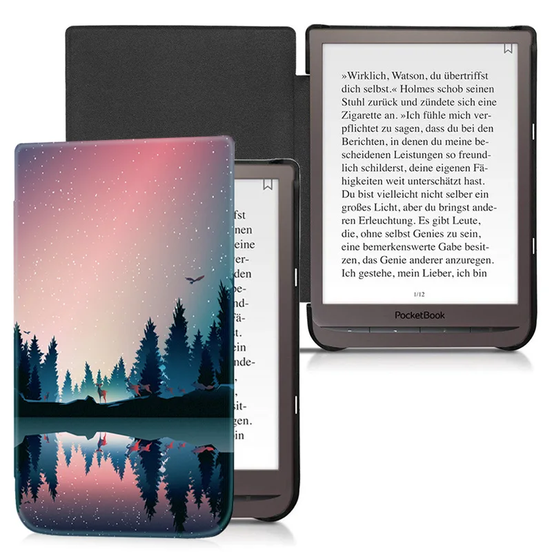 Чехол AROITA для 7,8 дюймов PocketBook 740 InkPad 3 электронная книга (модель PB740), легкий Модный чехол Smart Shell с функцией|Чехлы для планшетов и электронных книг| | АлиЭкспресс