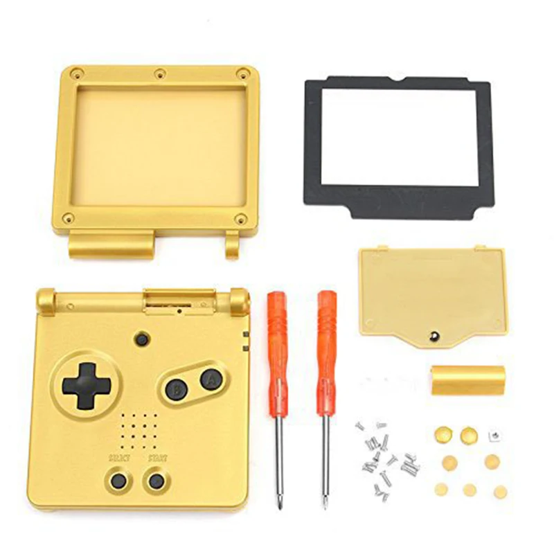 

Replacement Complete Full Housing Shell Case Cover Part For Gameboy Advance Sp Gba Sp Gold