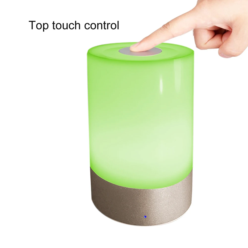 

LED Night Table Lamp Touch Sensor Living Room Bedside 3W Adjustable Reading Camping RGB Color Desk Light