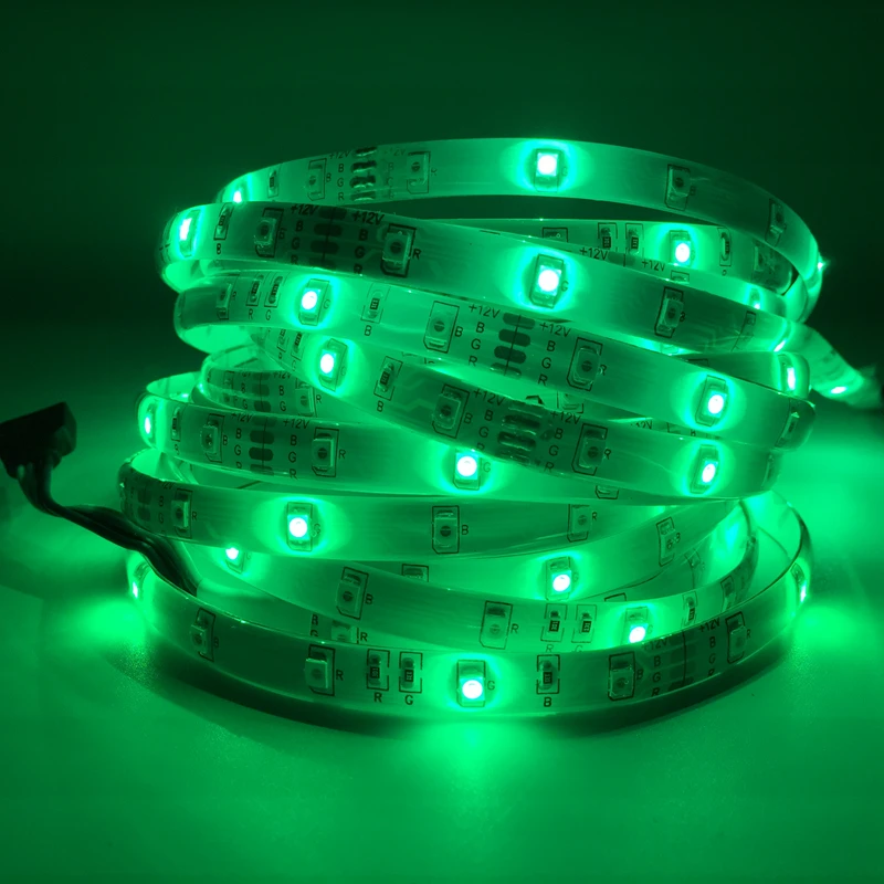 Светодиодная лента RGB 3528 SMD 300 60 светодиодов/м 24 ключа ИК контроллер адаптер