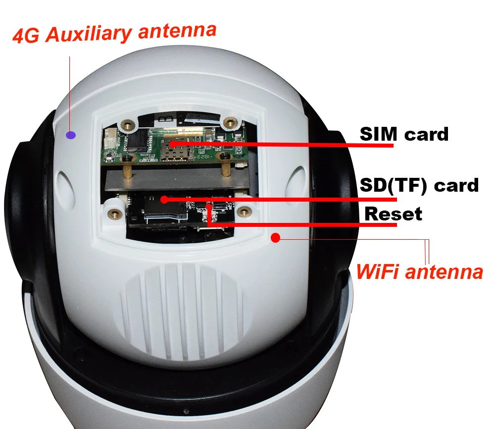 Беспроводная IP камера 4G скоростная 1080P 20X Zoom IR SD слот наружная Onvif P2P аудио IO|Камеры