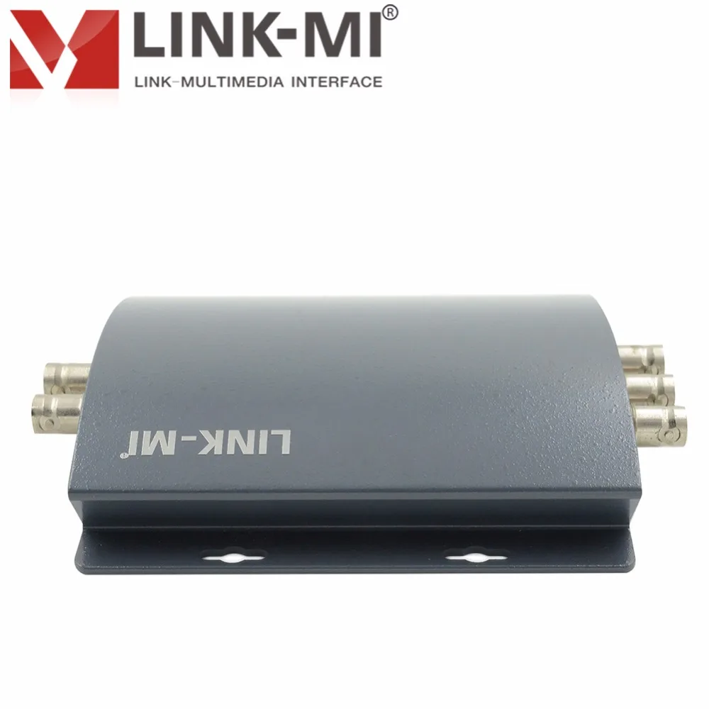 LINK-MI LM-PYS01 вещания YPbPr в SDI BNC конвертер с DIP-переключателем 1080p YPbPr вход сигнала и 3g/HD/SD SDI выход сигнала
