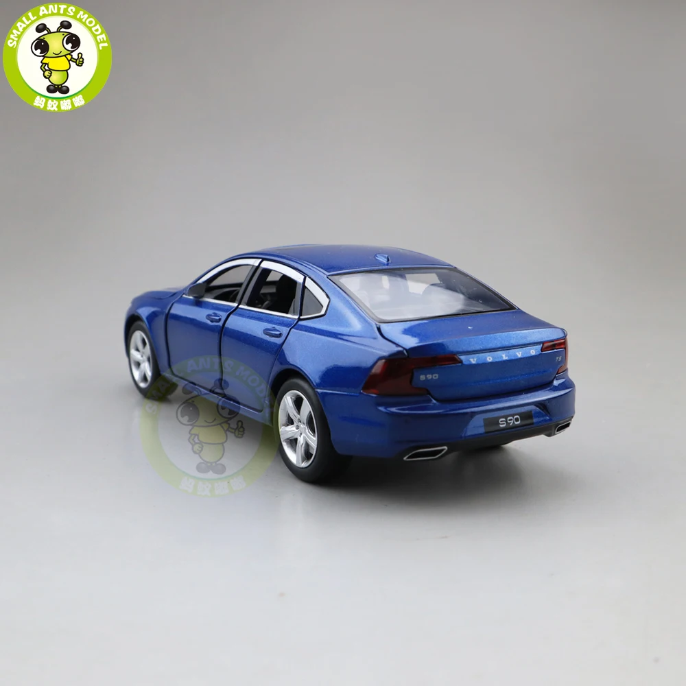 1/32 JACKIEKIM Volvo S90 литая модель автомобиля игрушки для детей Подарки для мальчиков девочек звуковое освещение