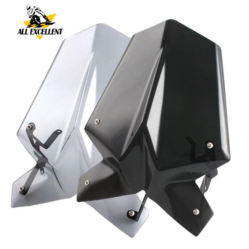 

Transparent gray and black motorcycle windshield Screen Modification accessories For Motorcycle 2017-2018 KTM Duke 125 390