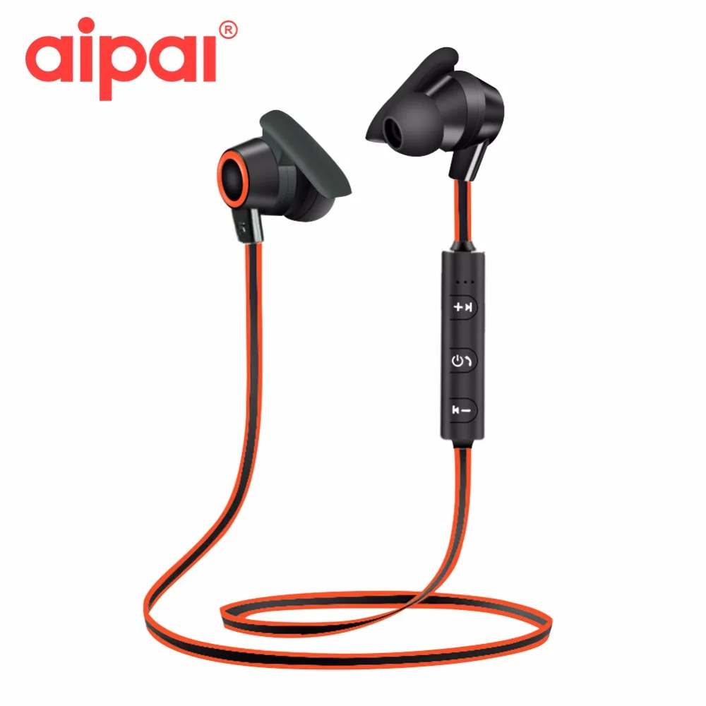 Aipal Bluetooth earphone 4.1 Sport Wireless Bluetooth Earphone Hand Free In-ear Bass earpiece with Mic for iphone android bluetooth-earphones