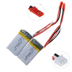 2 шт./лот RC Lipo Батарея 7.4 В 850 мАч 20c 2 S для MJX x600 WLtoys v921 Радиоуправляемый квадрокоптер Запчасти