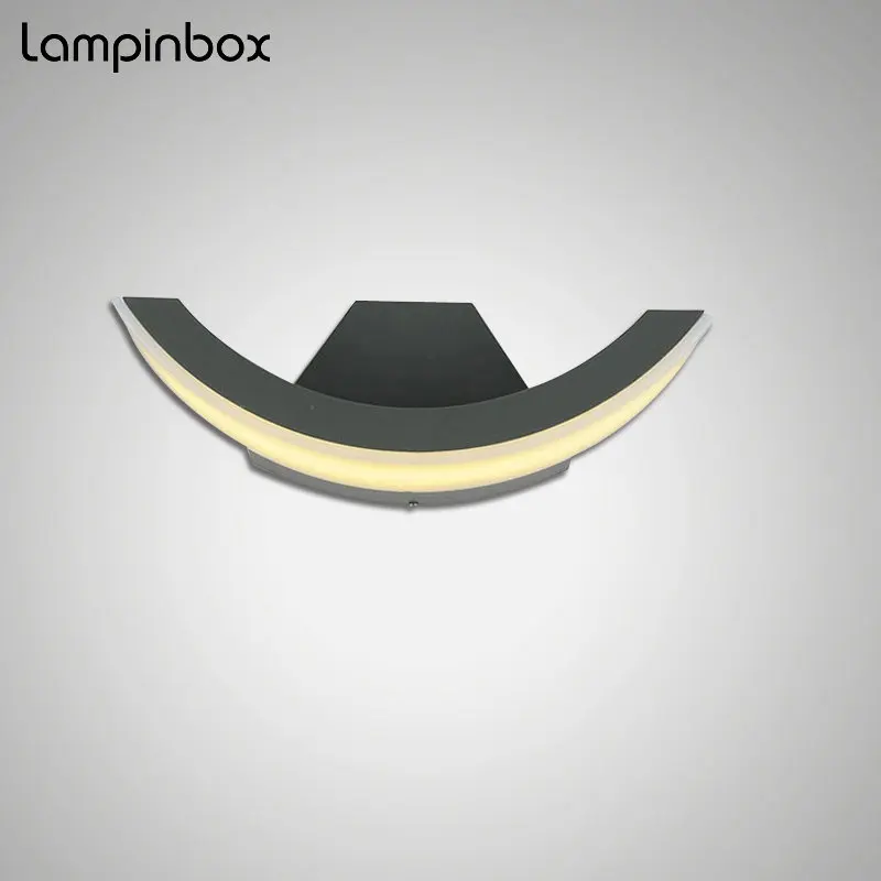 

Outdoor Waterproof Ip65 Wall Lamp Modern Aluminum Lamp 8W LED Exterior Light Outdoor Corridor Hallway Balcony Wall Lamp LP-001