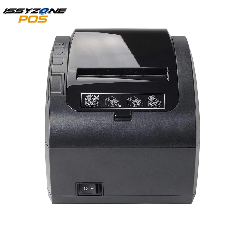

80mm Thermal Receipt Printer Automatic cutter Restaurant Kitchen POS Printer USB+Serial+Ethernet Wifi Bluetooth printer