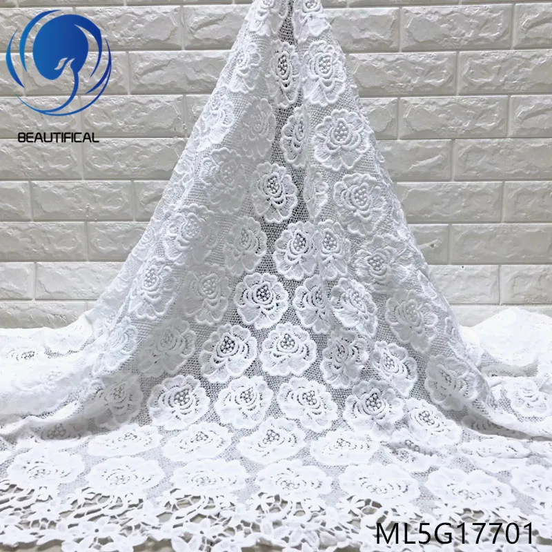 

BEAUTIFICAL African Lace Summer Dresses Sewing Fabric Lace Material Guipure Lace ML5G177