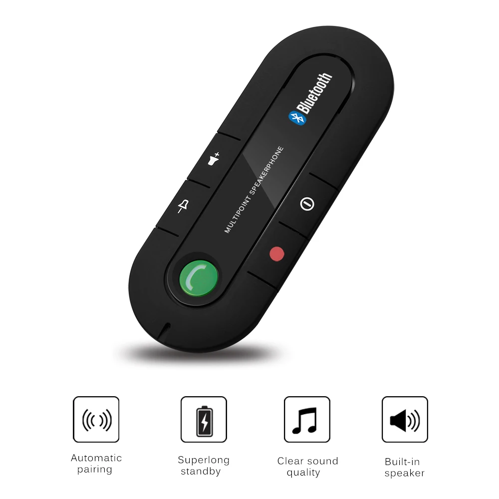 Солнцезащитный козырек Bluetooth громкая связь MP3 музыкальный плеер беспроводной