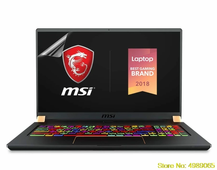 

5pcs/pack Clear/Matte Notebook Laptop Screen Protector Film for MSI GS75 GT75 GE75 GS75 GE73VR GL73 GP73 WE73 GS73 GS73VR 17.3"