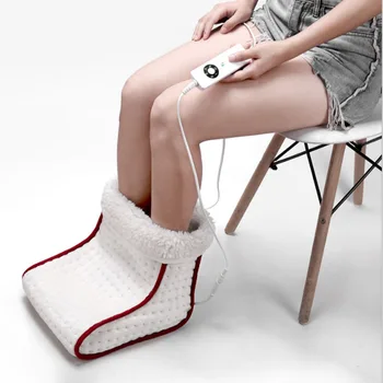 

Fast Shipping Thickened Confortable Foot Warmer Winter Blanket Electric Heated Warm Hot Shoes Super Soft Foot Hand Warmer Pad