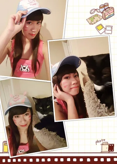 Милая бейсбольная кепка с заячьими ушками для женщин, женская шапка с мультяшным принтом, Японский комикс,, Повседневная модная кепка, регулируемая