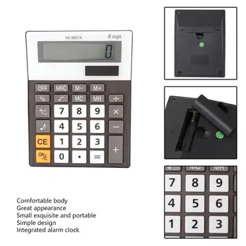 

Plastic Student Desktop Music and Beep Voice Calculator with 8 Digits Screen and Simple Design (Not Included)