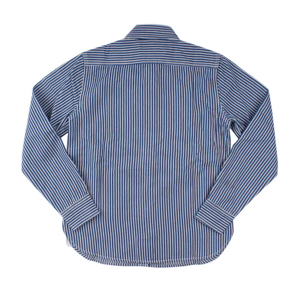 Осенне зимняя мужская рубашка в полоску Повседневная Уличная Camisas Para Hombre