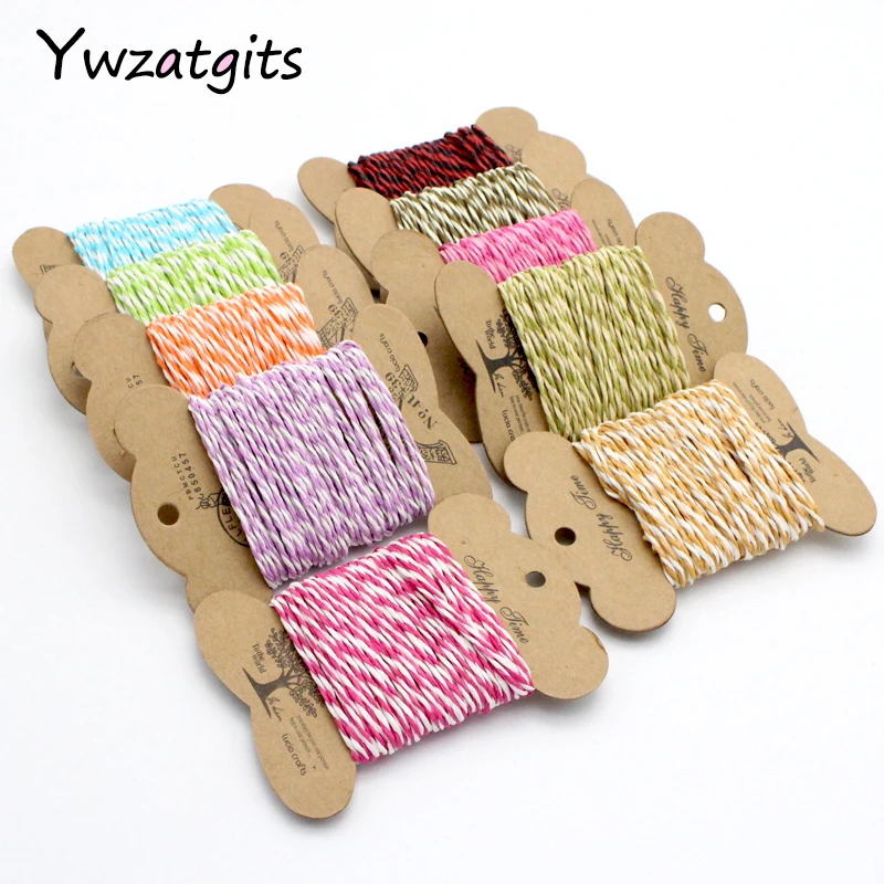 SLAE! Approx10m Length Dual Color Paper Rope DIY jewelry decoration