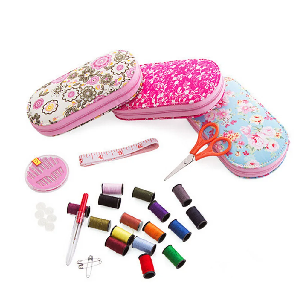 Thorn Rust Sewing Kit Needle And Thread Hand Measure Tape Scissor set