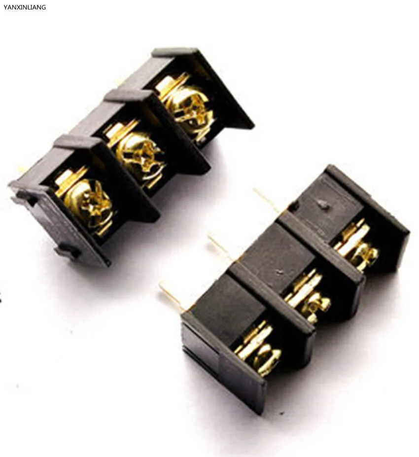 

5PCS 10.0mm Pitch 3 Pin 3 Way Straight Pin PCB Screw Terminal Block Connector