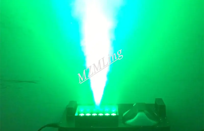 4 шт./лот светодиодный 1500 Вт RGB 3в1 противотуманная машина 2.5л DMX512 дымовая машина с 24x3 Вт светильник профессиональная сценическая машина DJ/Bar/Home Fogger