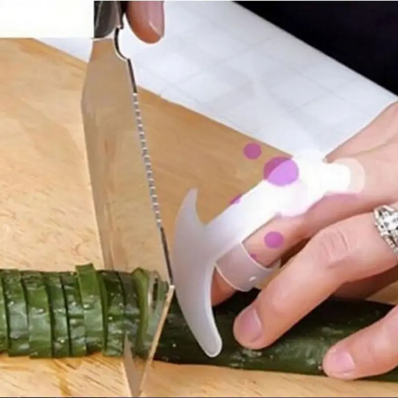5X Защита для пальцев нож измельчитель для овощей режущий вспомогательный инструмент со смайликами