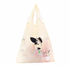 600 шт./лот Мультфильм Tote Сумка Обезьяна Корова Собака Складные Сумки эко Многоразовые Складной Recycle Shopping Bag