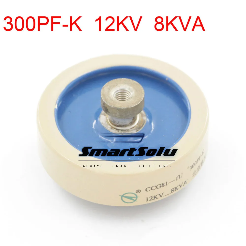 

Pneumatic Parts 300PF-K Capacitance HV High Frequency 12KV High Voltage Capacitor 8KVA Ceramic Capacitor