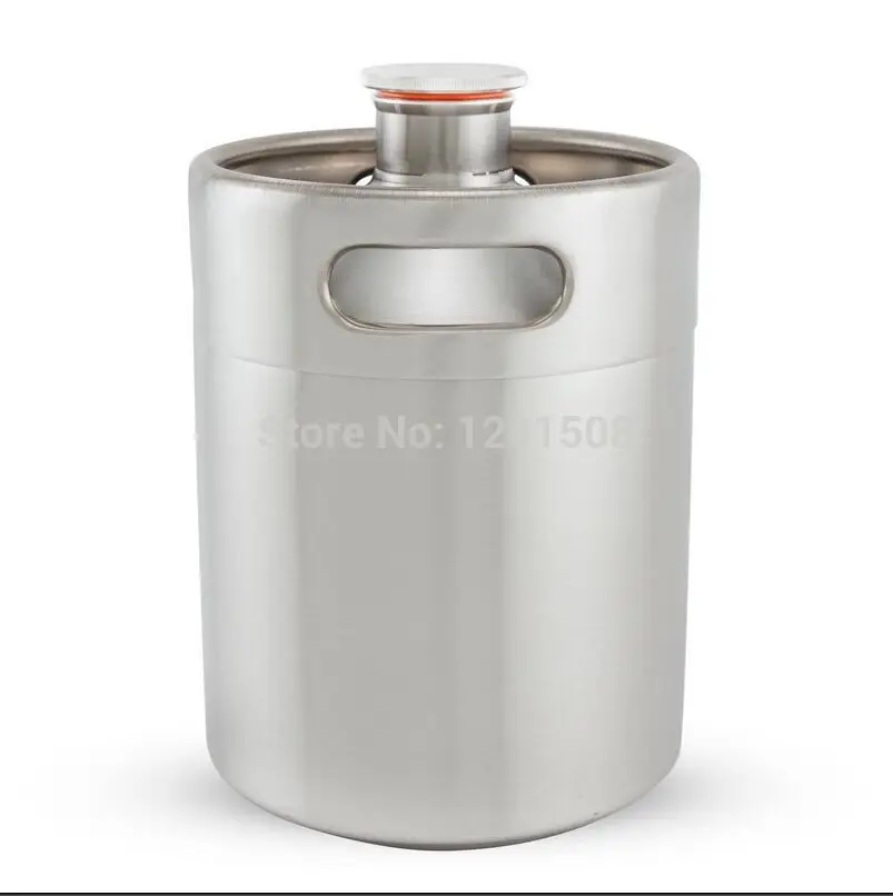 2 Liters Mini keg Growler stainless wine pot Stainless Beer Growlers 64 oz Unbreakable Homebrew