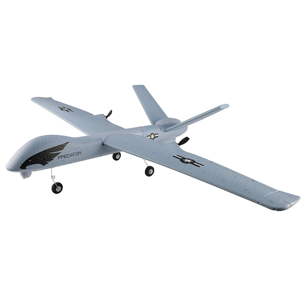 

2.4G 2CH Predator Remote Control RC Airplane 660mm RC Drone Wingspan Foam Hand Throwing Glider DIY Kit for Kids Gift