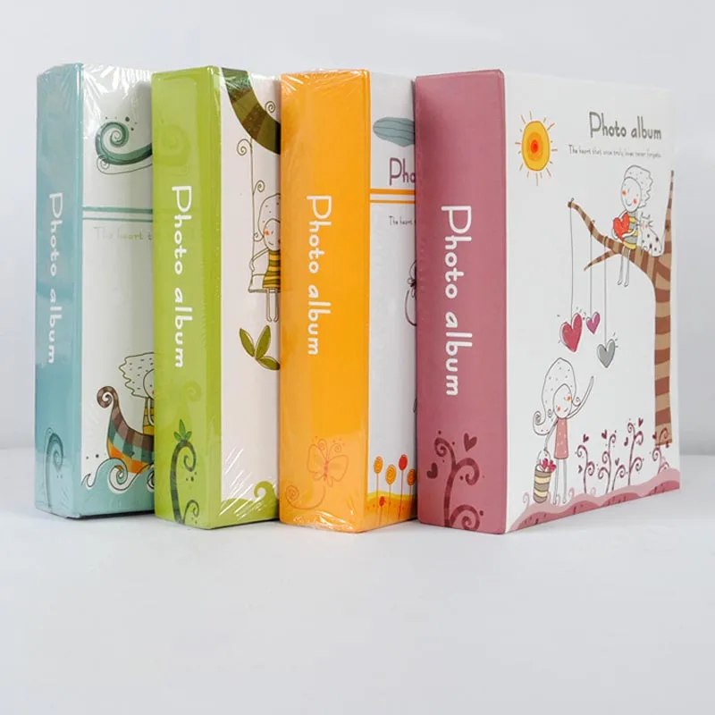 

1pcs 6 Inch Child Funny Interleaf Type Photo Album Bag Can Put 4R 6 Inch 102*152MM 200 sheets Photo Travel Merry Record Album