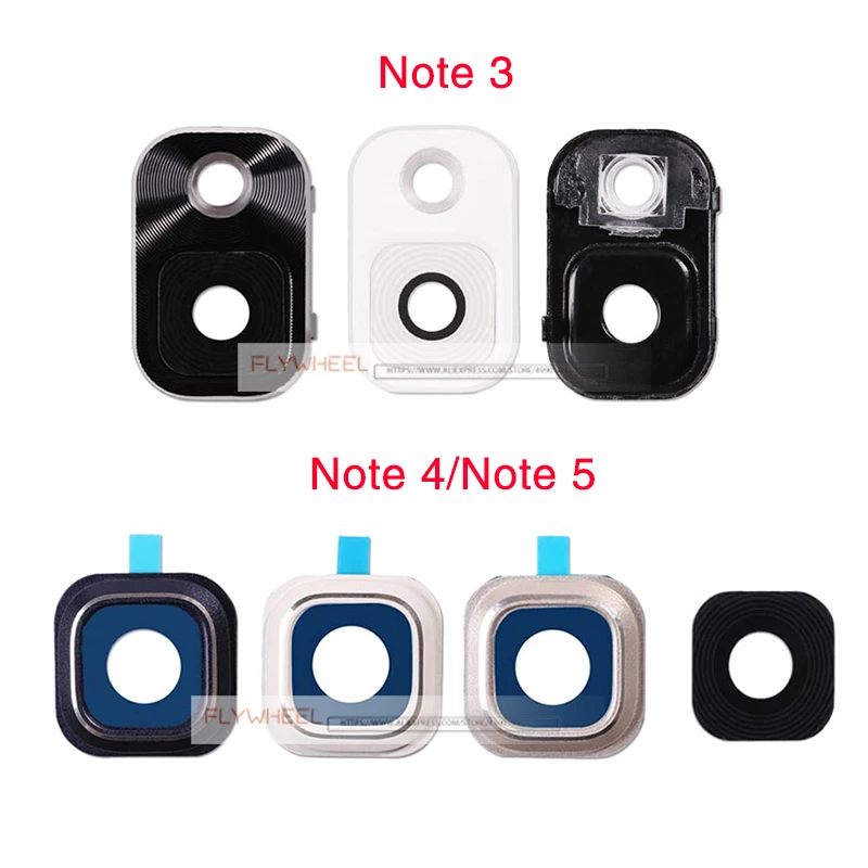 

1pcs Back Camera Glass Lens Bezel Holder For Samsung Galaxy Note 3 4 5 N900 N910 N920 Rear Cam Cover Frame Repair Parts