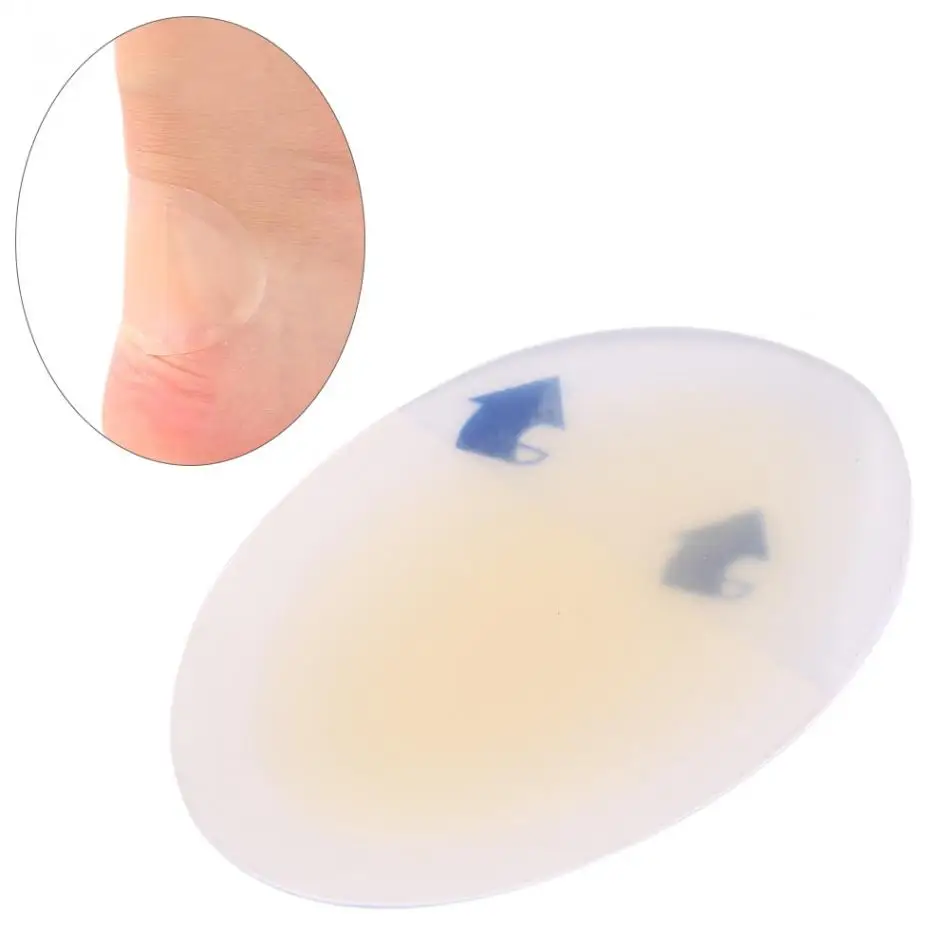 2Pairs Oval Self adhesive Foot Skin Care Pad Patch Non slip Anti wear
