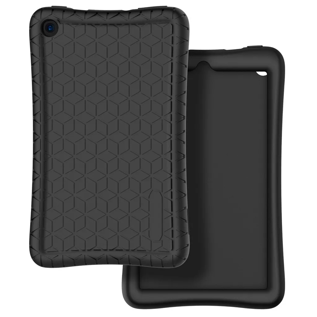 

Silicone Case Cover Kids Specifically designed Friendly For Amazon All-New Fire 7 Tablet 2019 with raised supports for grip 6.10