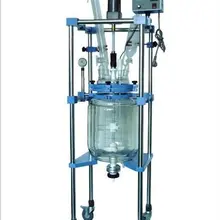 20L, стеклянный реактор с рубашкой, 20000 мл химический сосуд, растворный бак