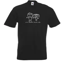 Men's T-Shirt My Daddy and Me Father Daughter Fathers Day Gift Dad Drawing Kids Fashion Design Free Shipping my daddy and me