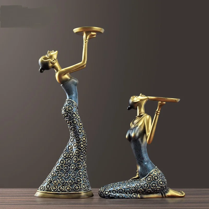 bronze small Романтические подсвечники, мебель, гостиная, стол при свечах, ужин, домашнее украшение, красивые подсвечники, украшения - Цвет: bronze small