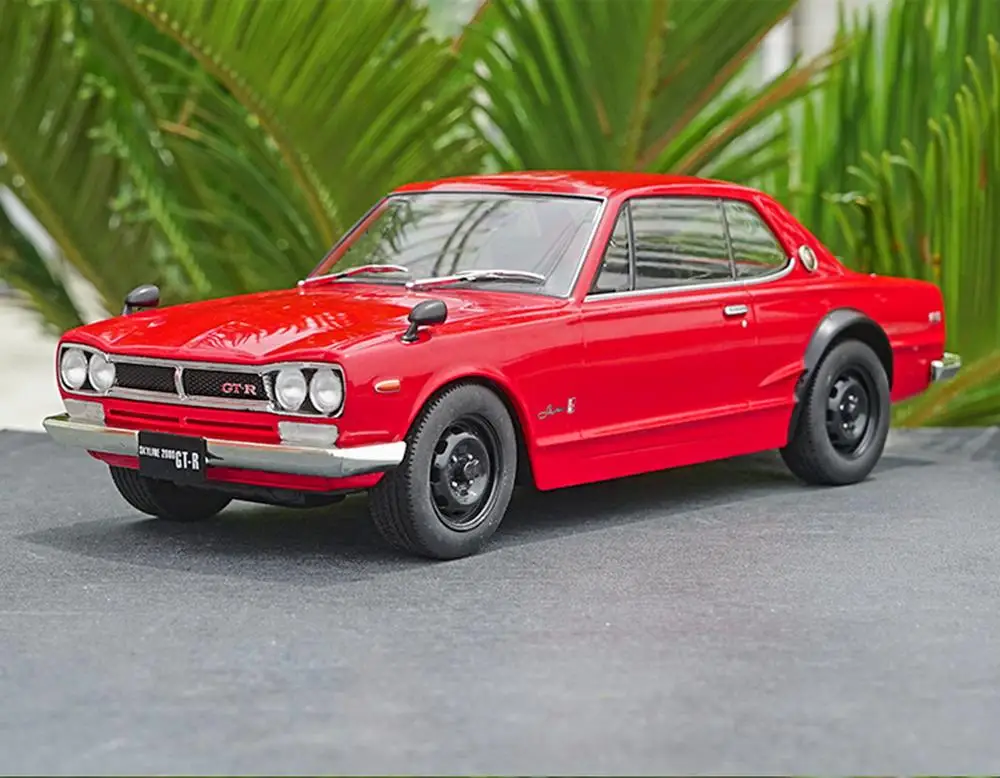 Triple9 1/18 масштаб Nissan Skyline GT-R KPGC10 красный литой под давлением модель автомобиля игрушка