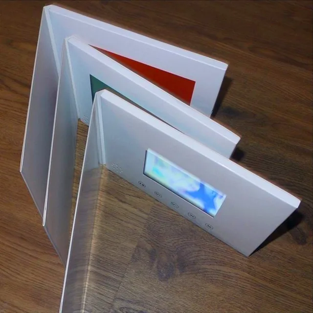 4.3inch Customized Printing Video Player Greeting Card Business and Invitation Brochure Sample Order
