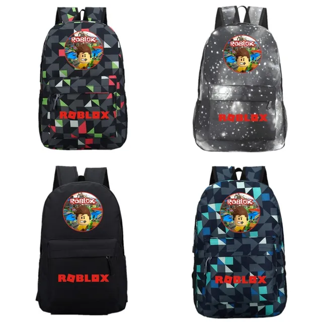 Roblox Cartoon Backpack Student School Bag Notebook Backpack Leisure - roblox cartoon backpack student school bag notebook backpack leisure daily backpack laptop shoulders bags casual travel bag