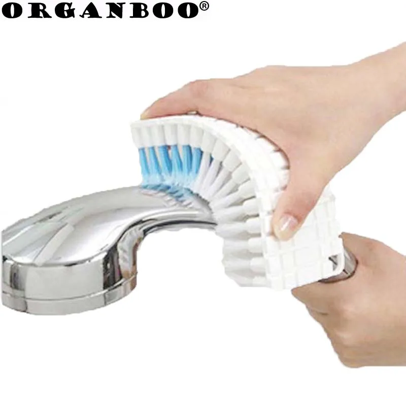 

kichen tool window cleaner utensilio de cozinha toilet brush bendable soft faucet corner bath brush ferramentas manuais