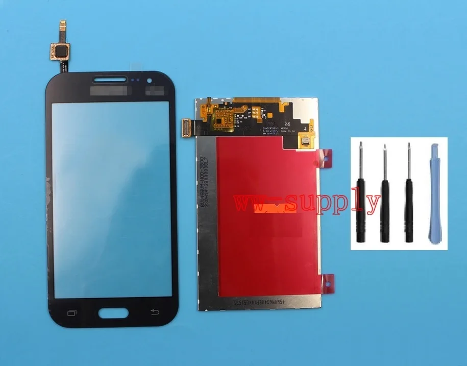 Top Front Touch Screen Digitizer LCD Display for Samsung Galaxy Core Prime SM G360F G3608 Sticker