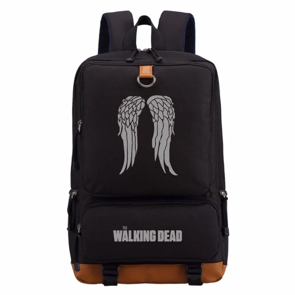 Рюкзак WISHOT THE WALKING DEAD Модный повседневный рюкзак для подростков мужские и женские
