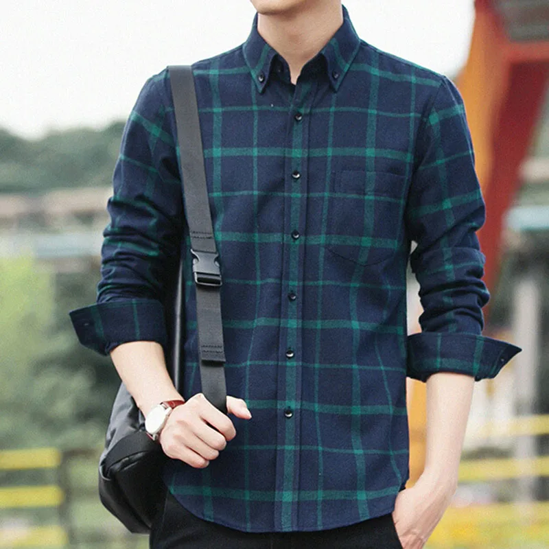 2022 spring new korean version of the male shirt silm 2022 spring new korean version of the male shirt silm