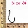 20PCS High Carbon Steel Catfish hook Barbed Catfish Fishing Hooks 3/0 2/0 1/0 6 8 V sharp Hook ► Photo 3/6