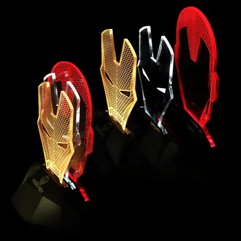 

Evergreen Avenger Alliance US Captain 3D Vertical Light USB Touch Stereo Vision Light Gift Table Lamp Night Light