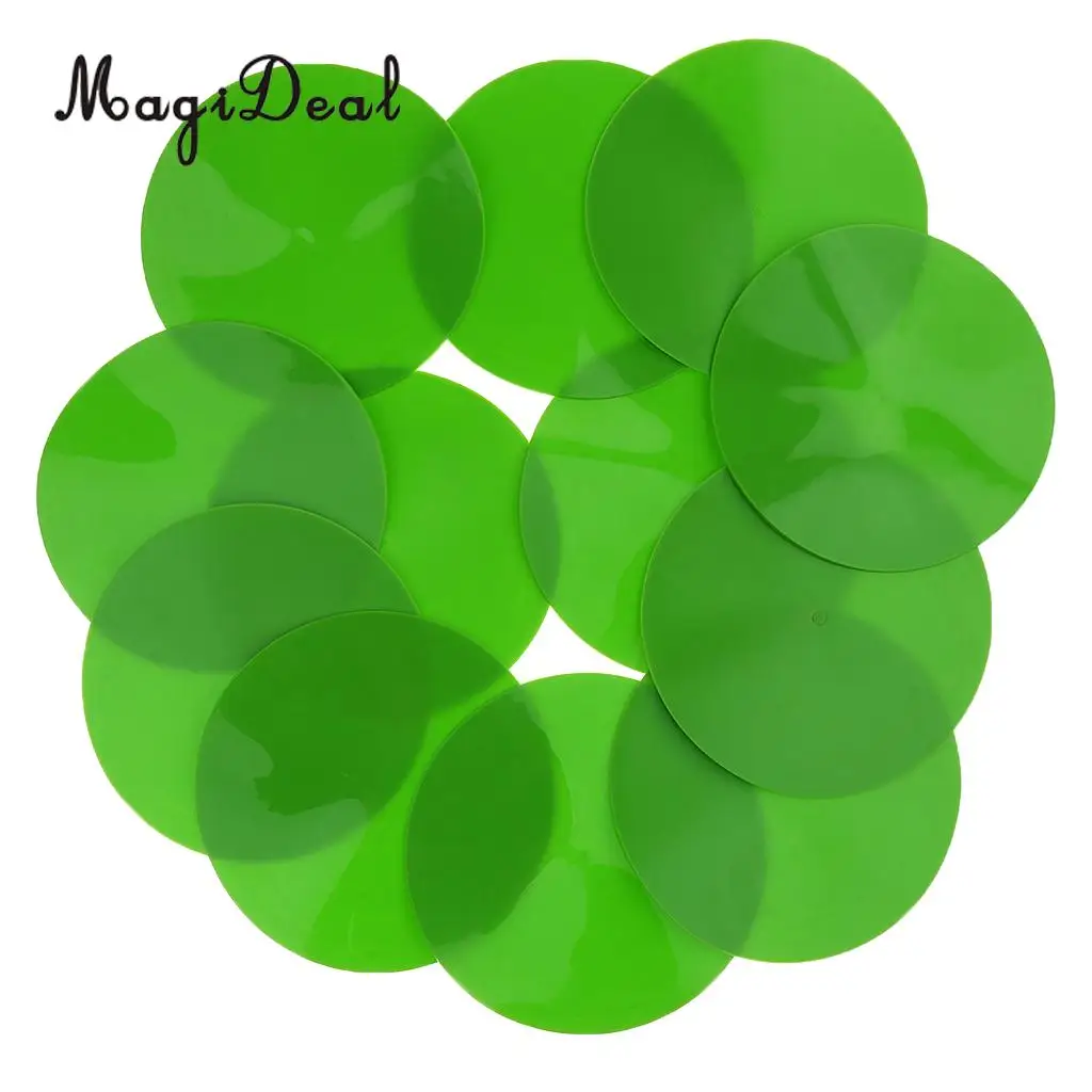 MagiDeal 12 Pieces Durable PVC Sports Spot Markers for Training and Drills - Choice of Colors