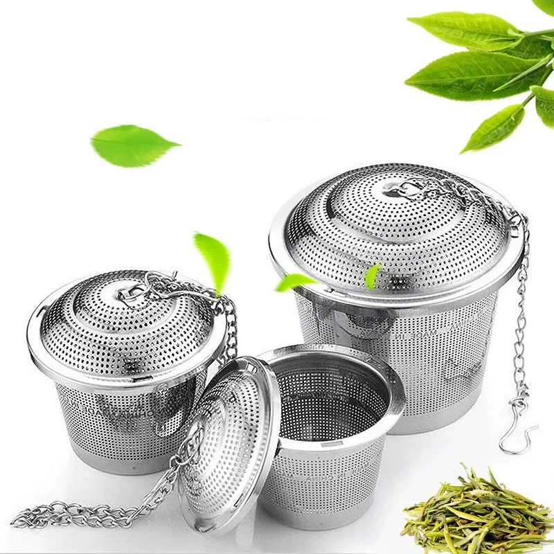 10pcs Tea Infuser Reusable 304 Stainless Steel Mesh Tea Ball Strainer