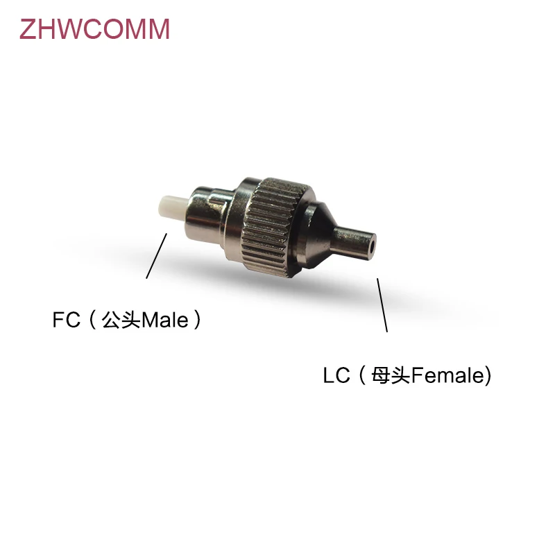 

ZHWCOMM 10pcs 2.5 to 1.25mm fiber optic adapter Red light Pen Dedicated Male Female Coupler Free Shipping