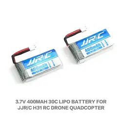 2 шт. JJRC Оригинальный 3,7 В 400 мАч 30C Lipo Батарея для прохладной JJRC H31 Drone RC Quadcopter Дрон Батарея аксессуары для jjrc h31
