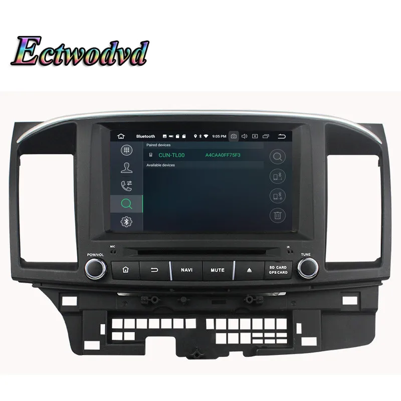 Flash Deal Ectwodvd Octa Core 4G RAM 64G ROM Android 9.0 Car Multimedia DVD Player GPS HeadUnit for MITSUBISHI LANCER 2006-2012 10