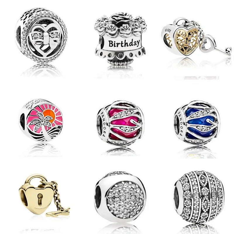 

S925 Sterling Silver European and American Glaze Color Popular Personality Fashion Loose Beads Suitable Fits Jewelry DIY